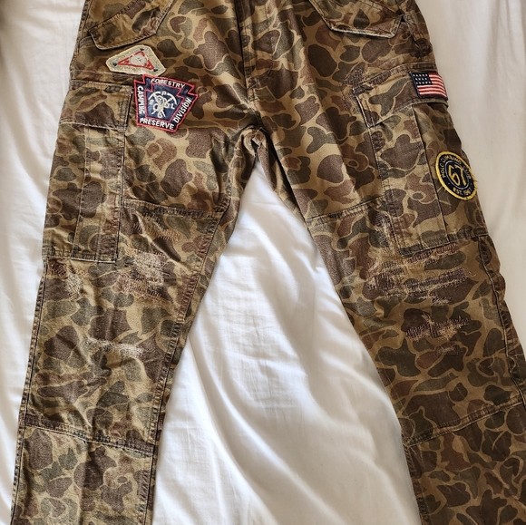 Polo Ralph Lauren Voyager Patchwork Camo Utility Cargo Pants. New with tags. - Picture 1 of 14